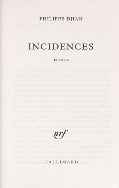 Incidences