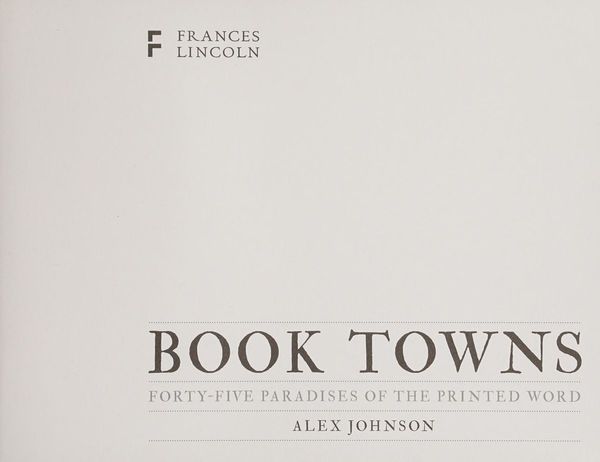 Book towns