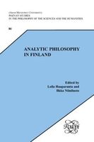 Analytic Philosophy in Finland
