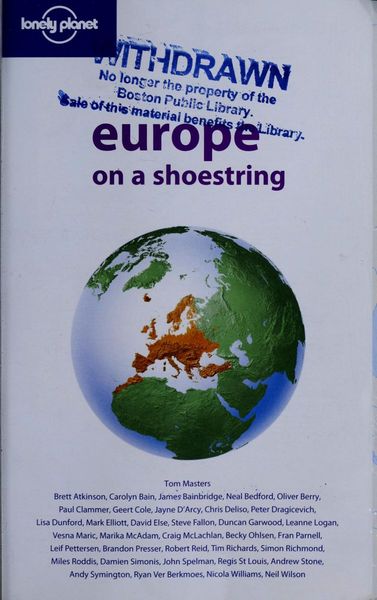 Europe on a shoestring