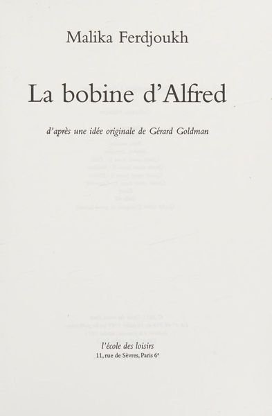 La bobine d'Alfred