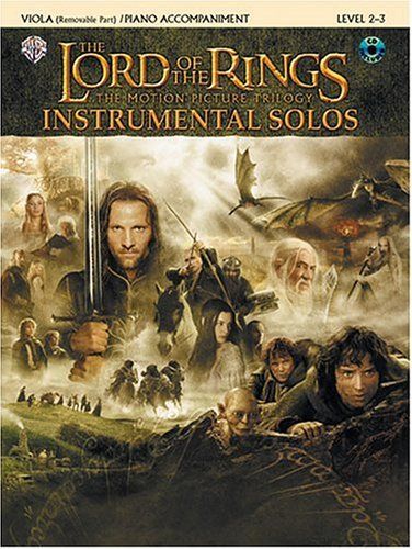 Lord of the Rings Instrumental Solos Viola Book