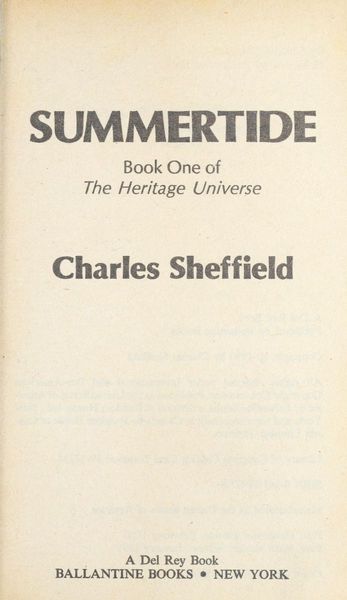 Summertide (The Heritage Universe, No 1)