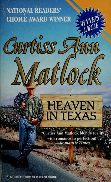 Heaven In Texas  (National Reader's Choice Award)