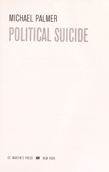 Political suicide
