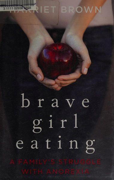 Brave girl eating