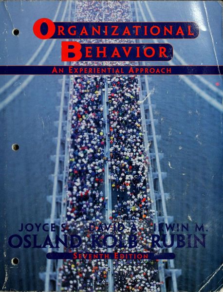 Organizational behavior