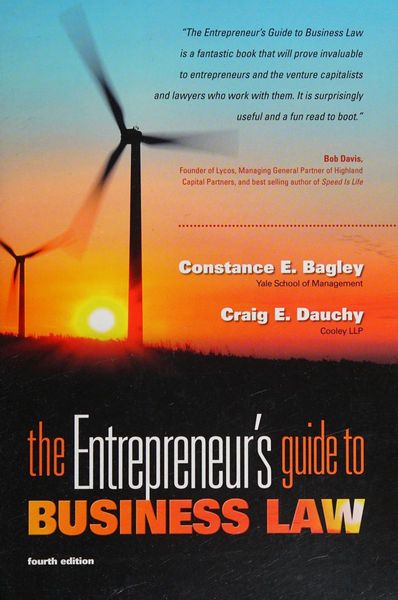 The entrepreneur's guide to business law