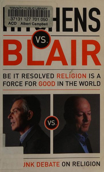 Hitchens vs. Blair