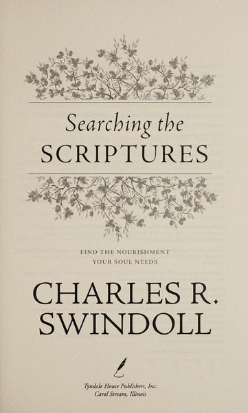 Searching the scriptures