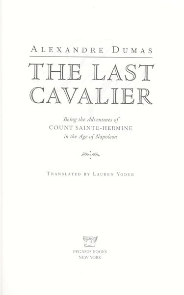 The last cavalier