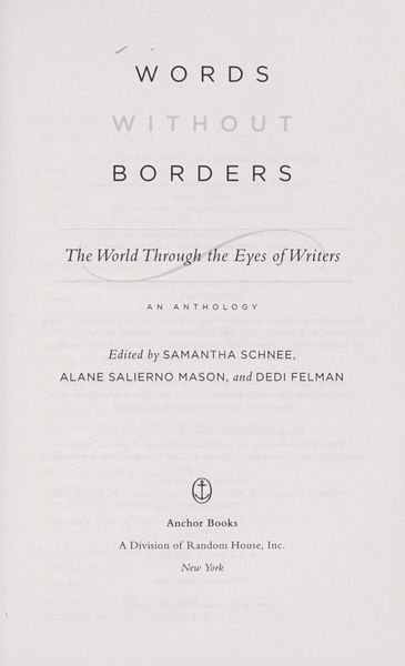 Words Without Borders