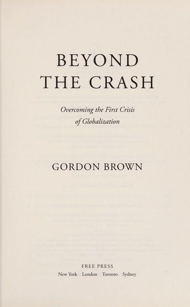 Beyond the crash