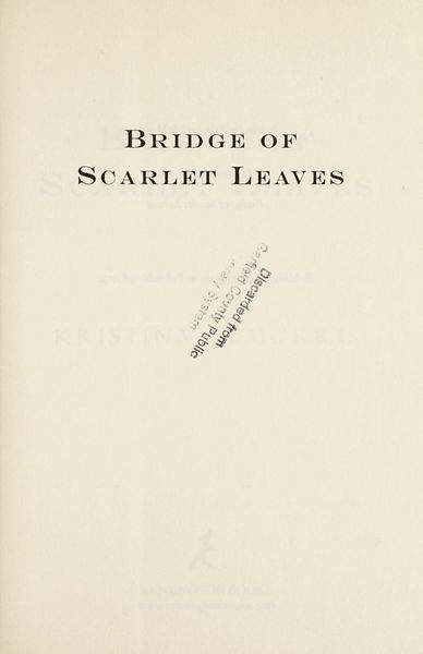 Bridge of scarlet leaves