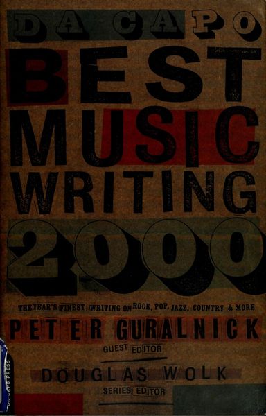 Da Capo best music writing 2000