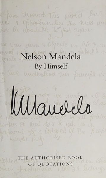 Nelson Mandela by himself