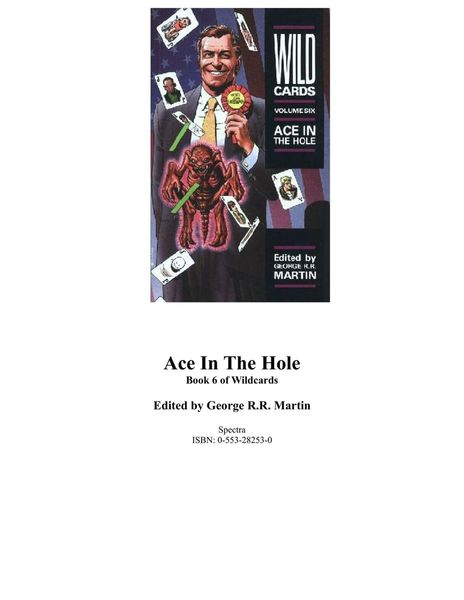 ACE IN THE HOLE (Wild Cards, No 6)