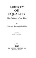 Liberty or equality
