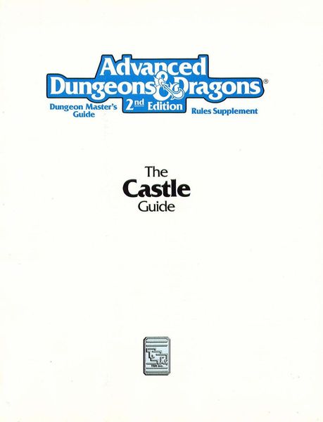 Castle Guide (Advanced Dungeons & Dragons, 2nd Edition, Dungeon Master's Guide Rules Supplement/2114/DMGR2) (Advanced Dungeons and Dragons)