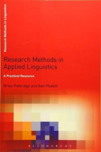 Research Methods in Applied Linguistics