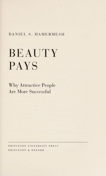 Beauty pays