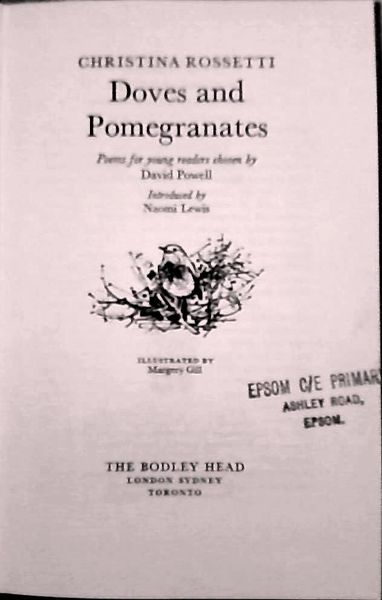 Doves and Pomegranates