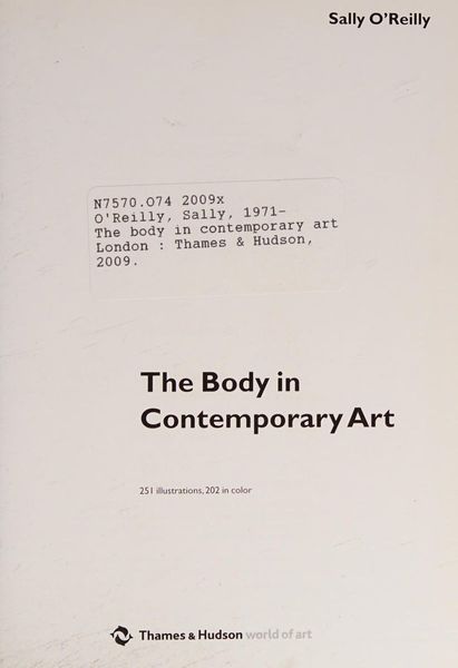 The body in contemporary art