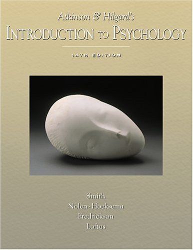 Atkinson and Hilgard's Introduction to Psychology (with Lecture Notes and InfoTrac )