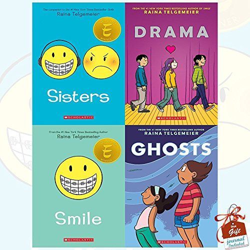 Raina Telgemeier Collection 4 Books Bundle With Gift Journal