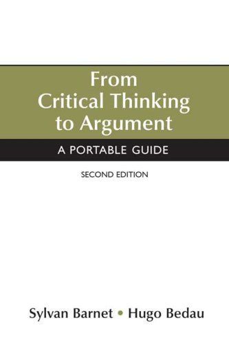 From Critical Thinking to Argument