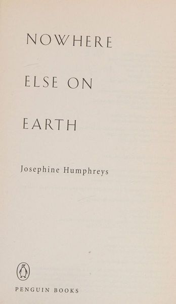 Nowhere Else on Earth