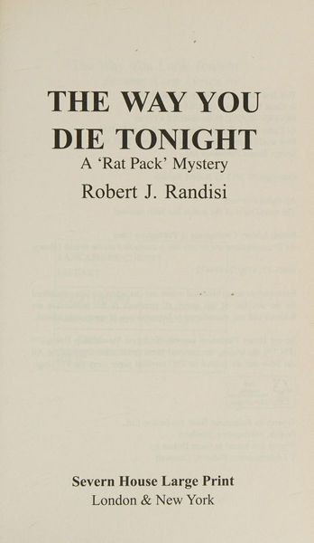 The way you die tonight