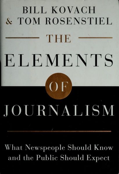 The elements of journalism