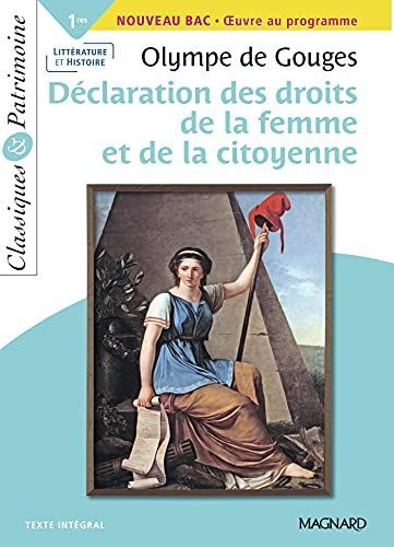 La Déclaration des droits de la femme et de la citoyenne - Bac Français 1re 2022 - Classiques et Patrimoine