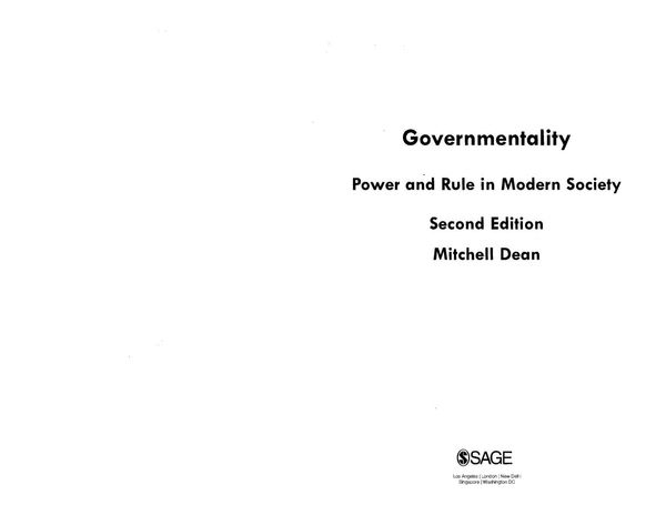 Governmentality