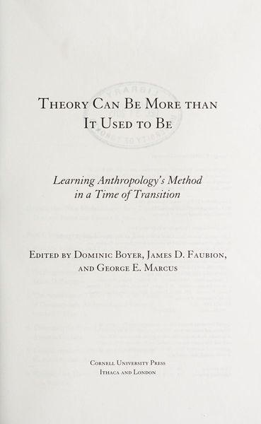 Theory can be more than it used to be