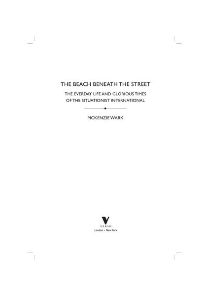 The beach beneath the street