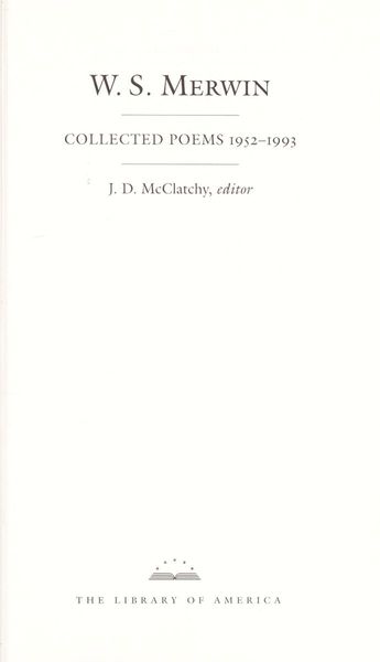 Collected poems 1952-1993