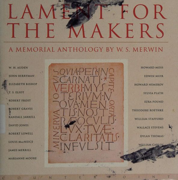 Lament for the Makers