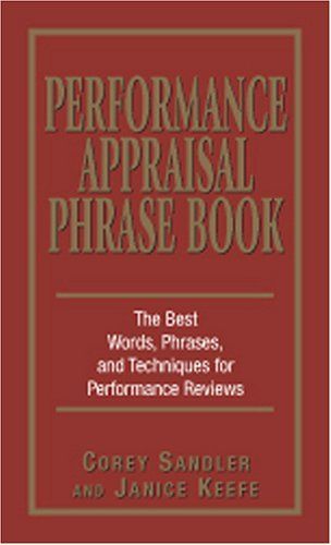 Performance Appraisal Phrase Book