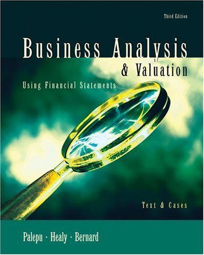 Business Analysis and Valuation