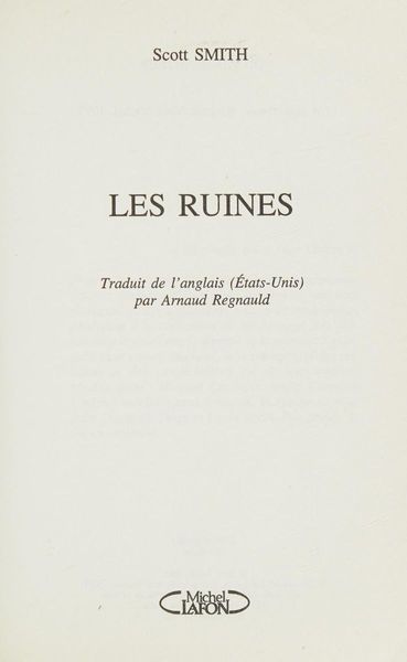 Les ruines