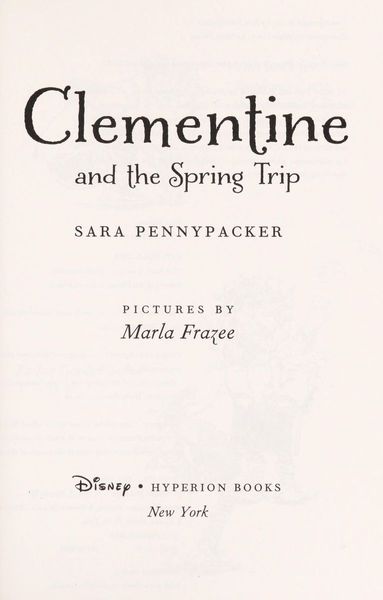 Clementine and the spring trip