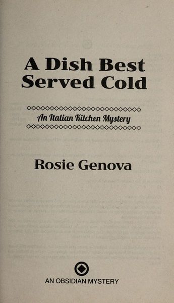 A dish best served cold