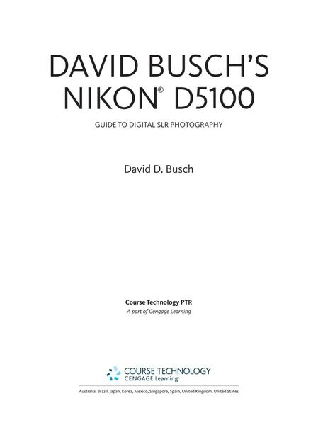 David Busch's Nikon D5100