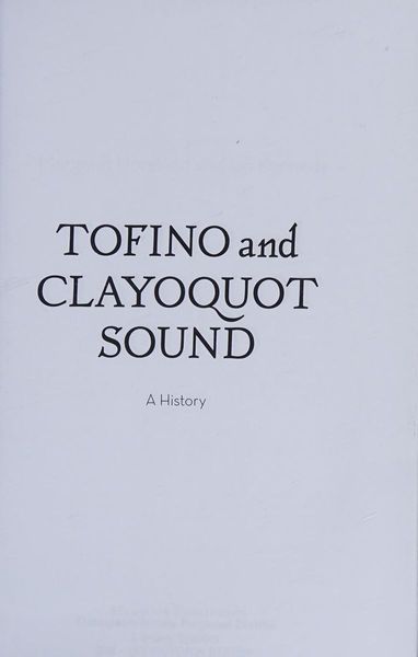 Tofino and Clayoquot Sound