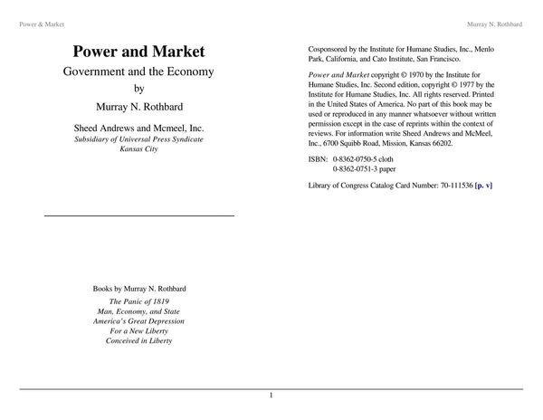 Power and Market