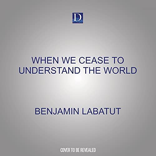 When We Cease to Understand the World