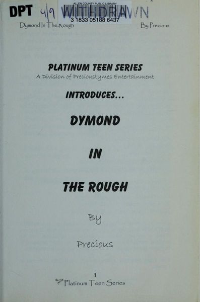 Dymond in the rough