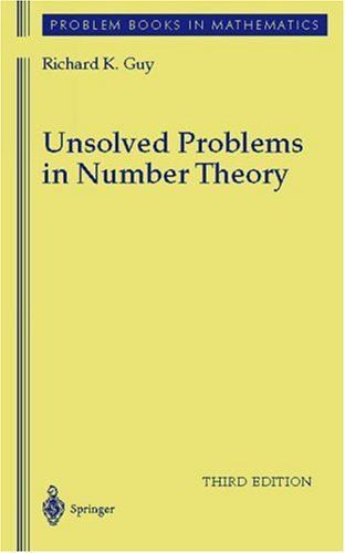 Unsolved Problems in Number Theory